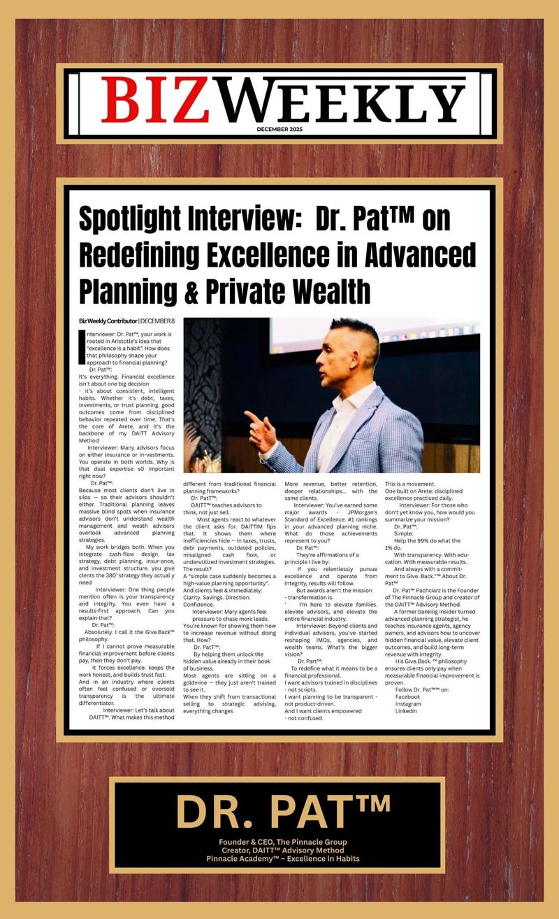 Biz Weekly — Dr. Pat Spotlight
